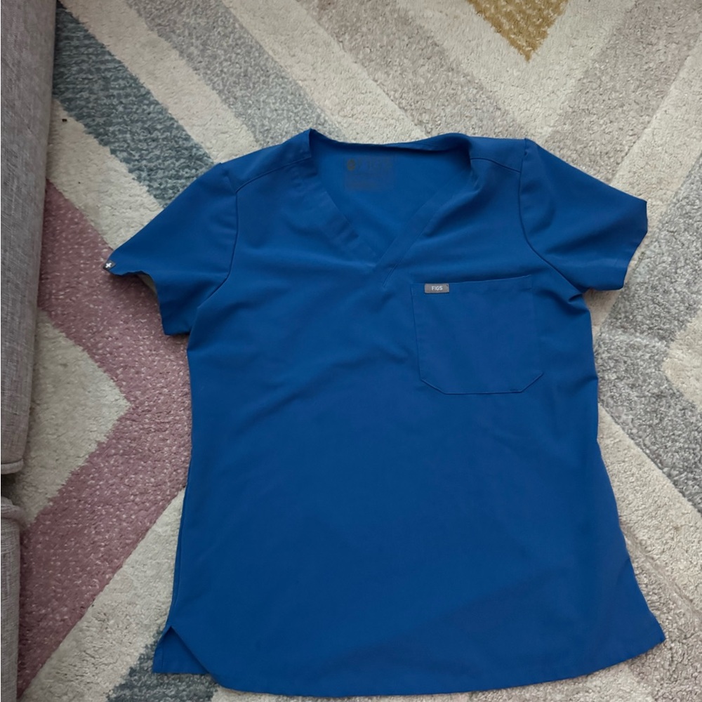 Royal blue Figs scrub set small